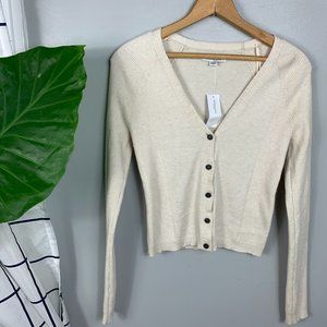 NWT American Eagle Cream Cropped Cardigan